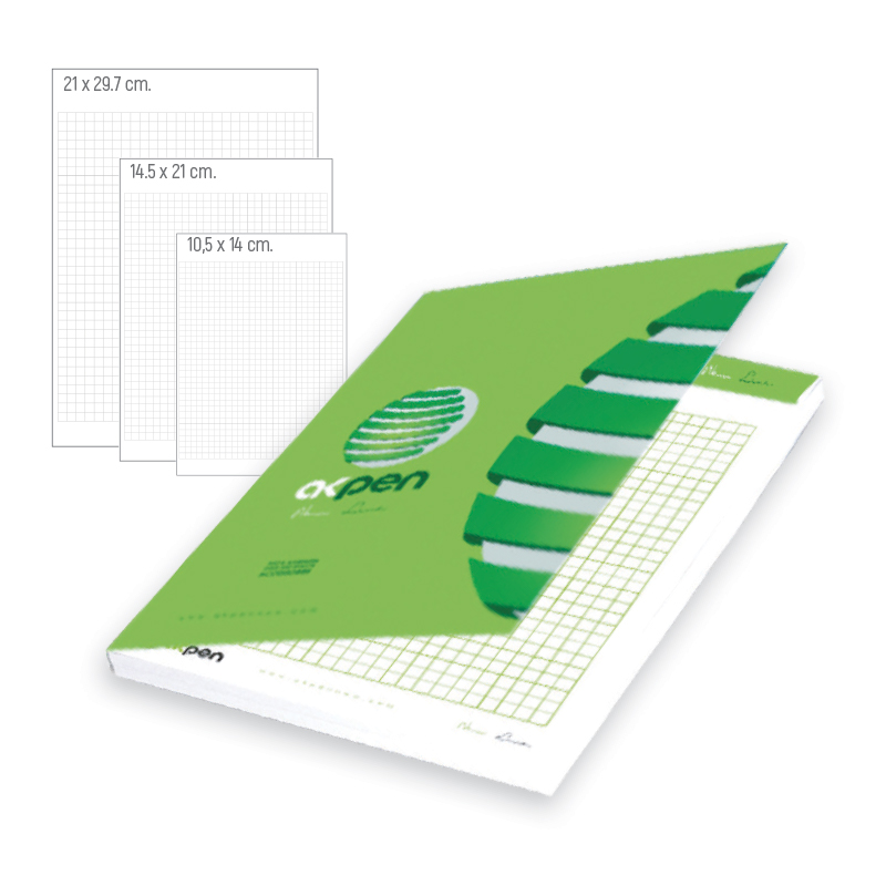 21 x 29,7 cm Kapaklı Bloknot