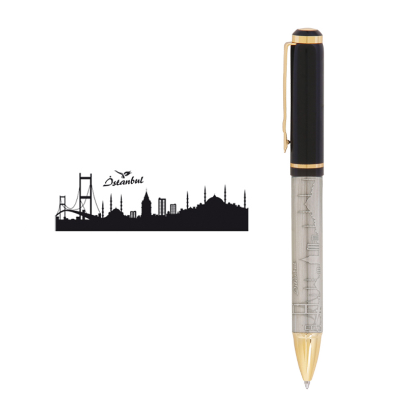 Metal Kabartmalı Tükenmez Kalem - 6