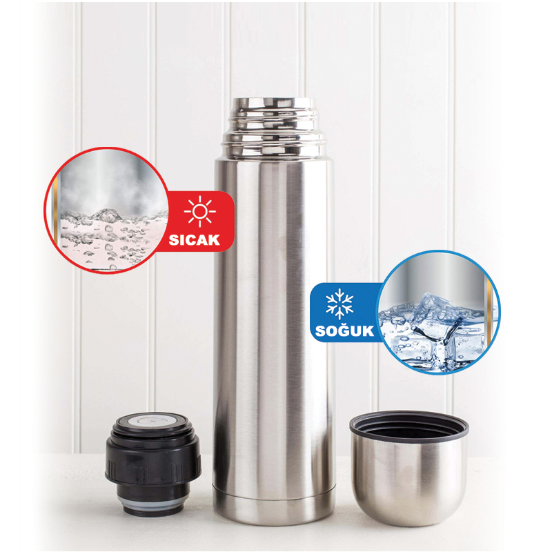 Çantalı Çelik Termos 500 ml - 3