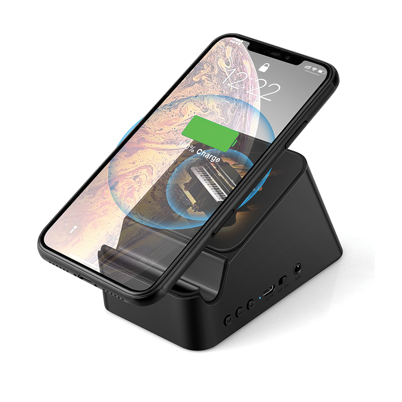 Bluetooth Hoparlör + Kablosuz Şarj İstasyonu - 9