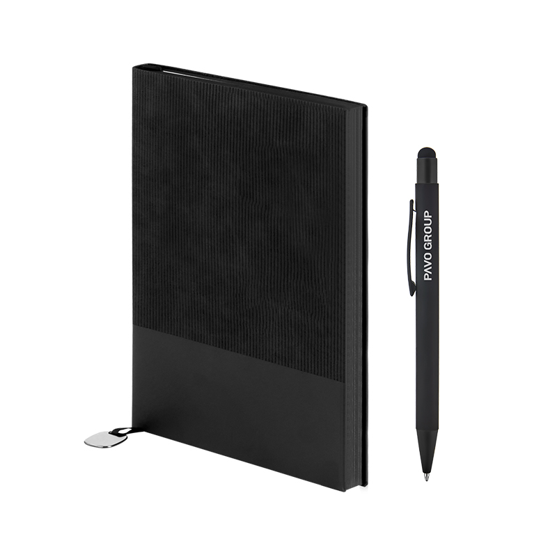 Yumuşak Kapak Defter, Metal Kalem Hediye Seti - 8