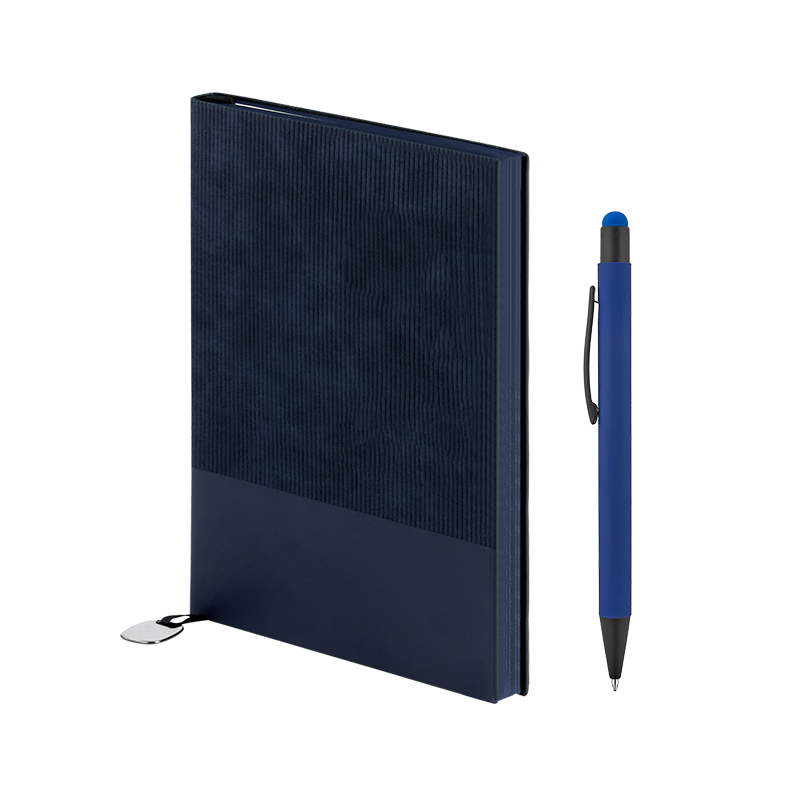 Yumuşak Kapak Defter, Metal Kalem Hediye Seti - 6