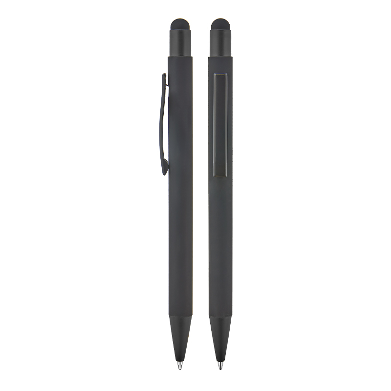 Metal Touchpen Rubber Gövde Tükenmez Kalem - 5