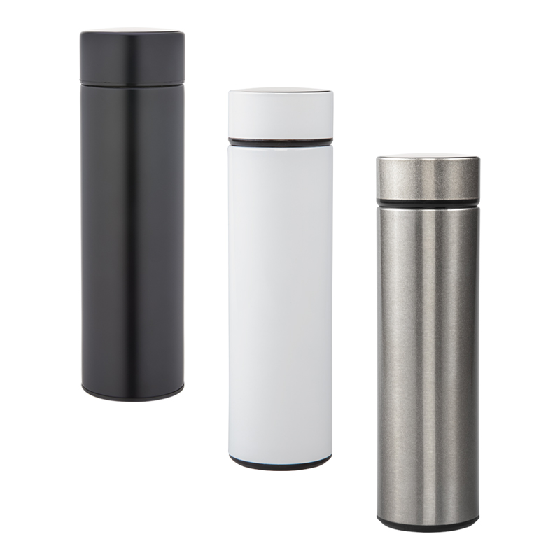 Isı Derece Göstergeli Çelik Termos 450 ml - 2