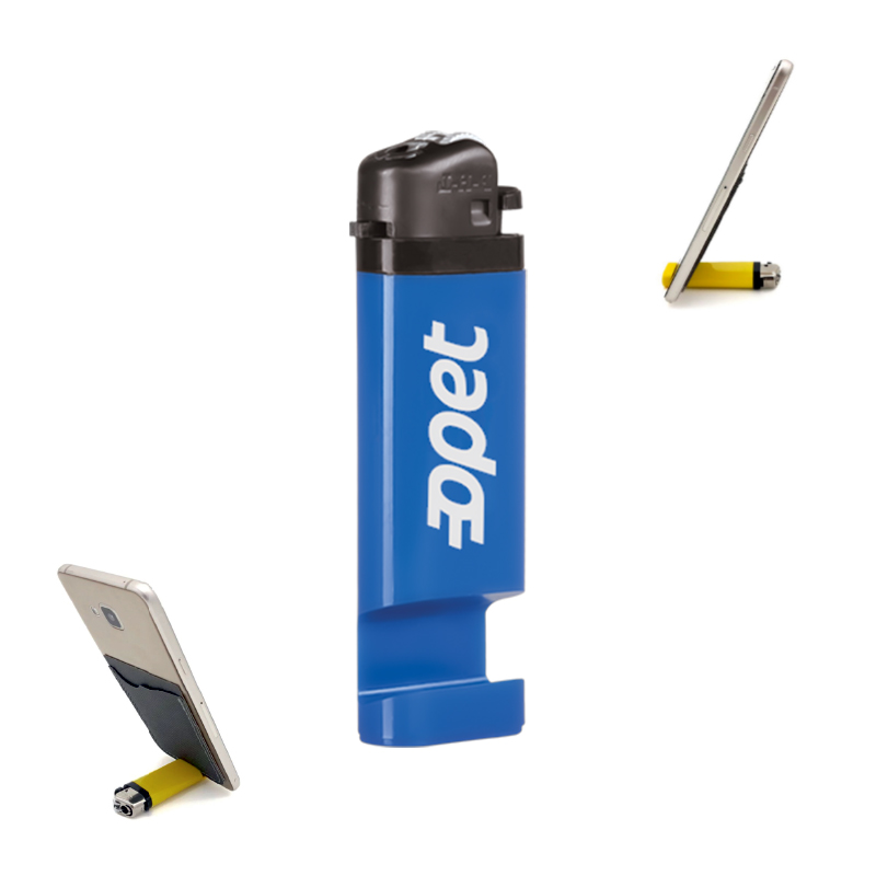 Telefon Standlı Taşlı Sibopsuz Çakmak - 4