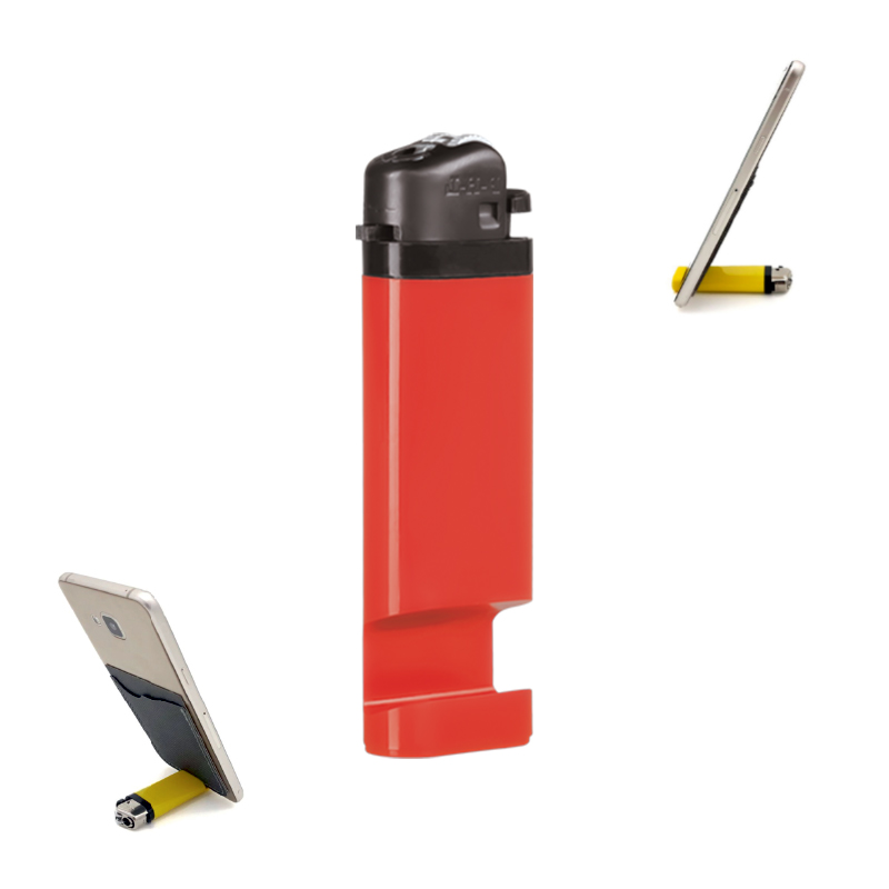 Telefon Standlı Taşlı Sibopsuz Çakmak - 3