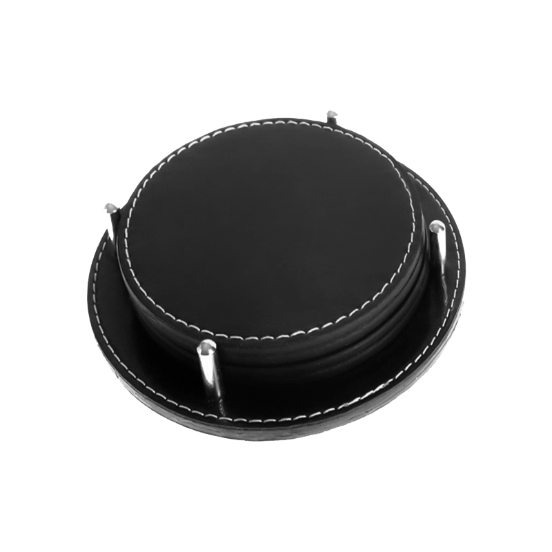 Deri Bardak Altlığı 4'LÜ SET