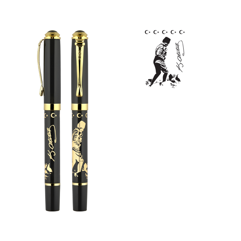 Metal Kabartmalı Roller Kalem