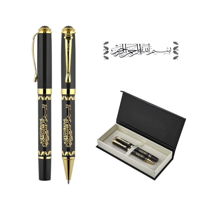 Metal Kabartmalı Roller - Tükenmez Kalem Seti - 4