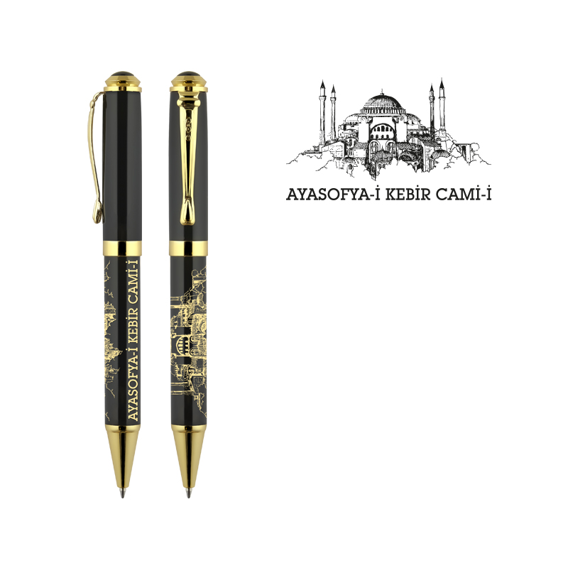 Metal Kabartmalı Tükenmez Kalem - 3