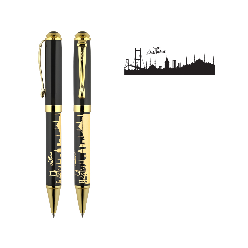Metal Kabartmalı Tükenmez Kalem - 5