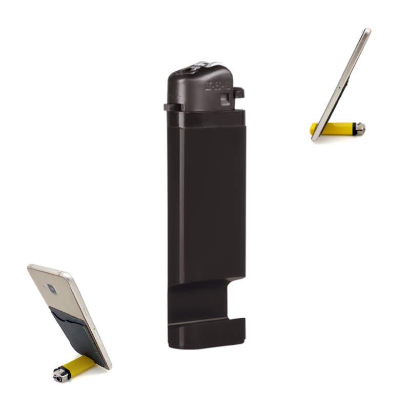 Telefon Standlı Taşlı Sibopsuz Çakmak - 6