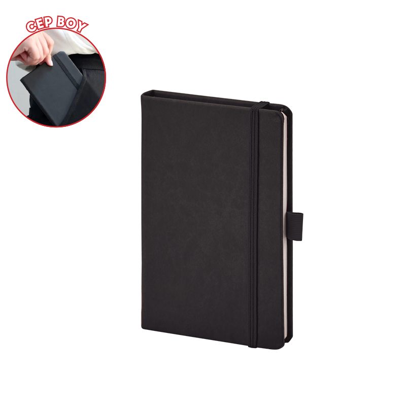 9 x 14 cm Termo Deri̇ Defter Cep Boy - 5