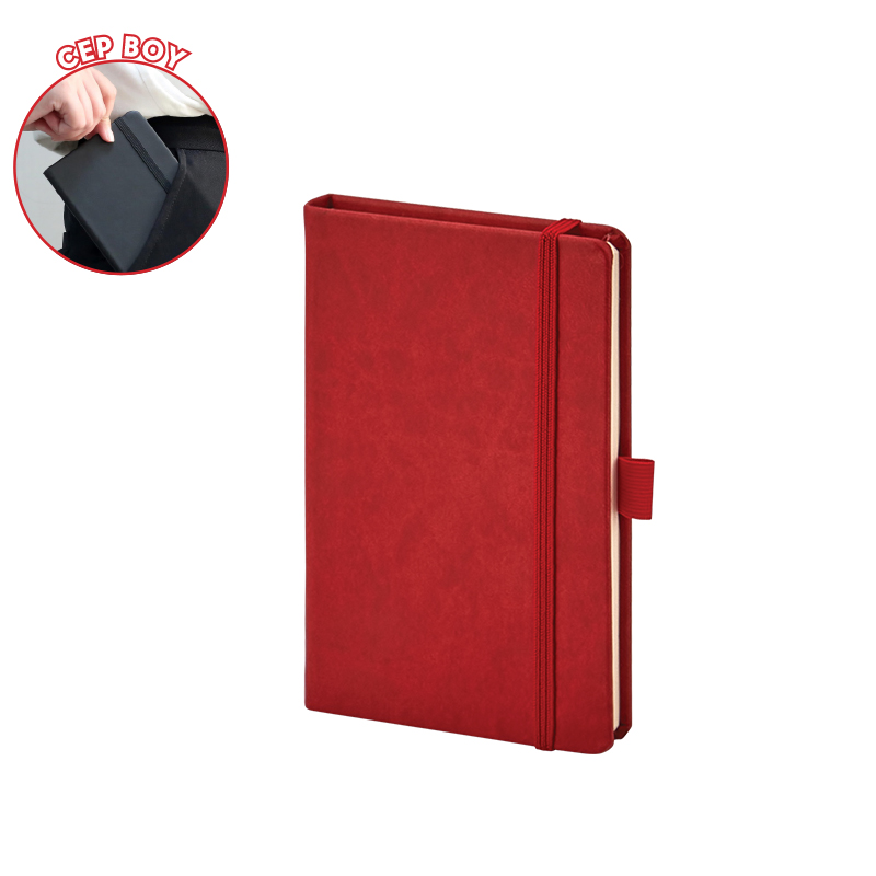 9 x 14 cm Termo Deri̇ Defter Cep Boy - 3