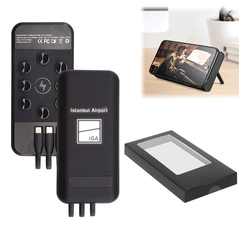 10.000 mAh Işıklı Powerbank - 5