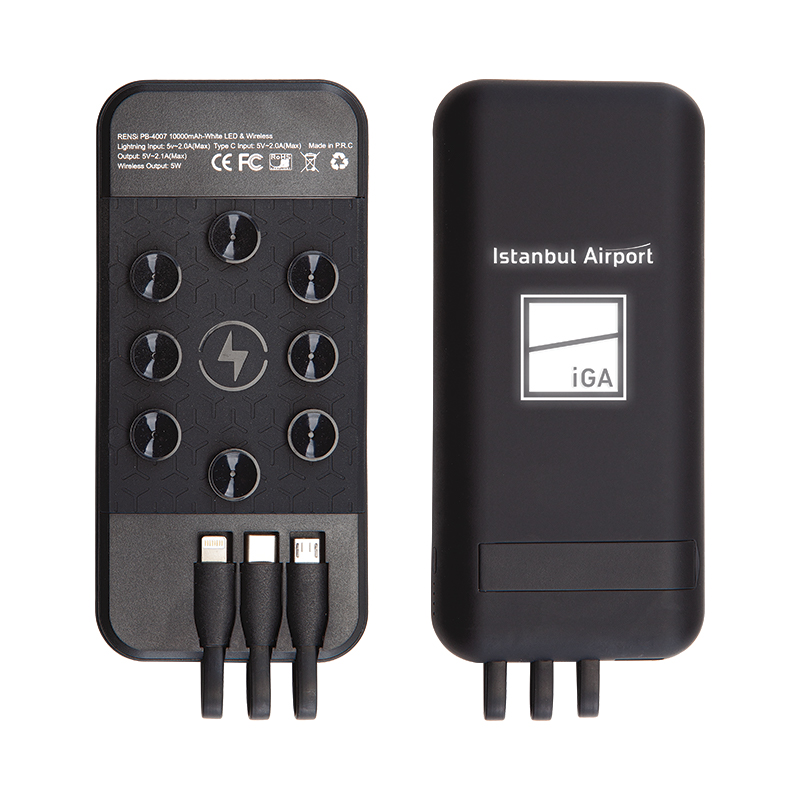 10.000 mAh Işıklı Powerbank - 3