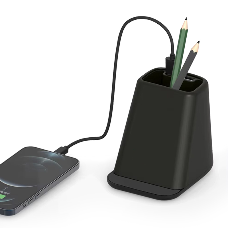 Işıklı Kalemlik + Wireless Şarj İstasyonu