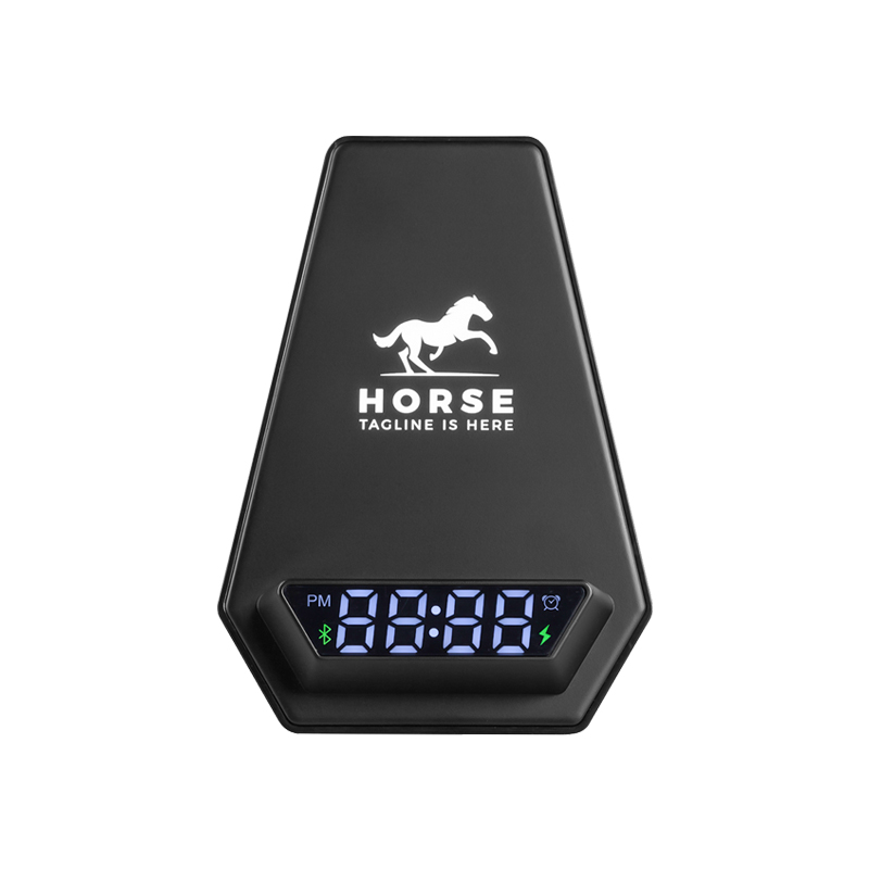 Dijital Saat + Bluetooth Hoparlör + Kablosuz Şarj İstasyonu - 3