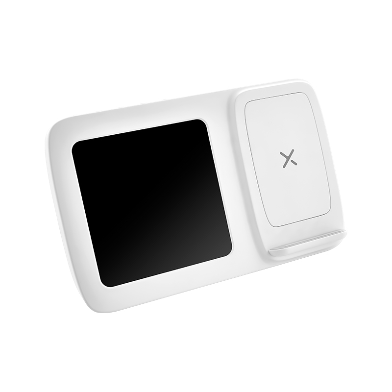 Işıklı Kablosuz Şarj İstasyonu + Dijital Saat