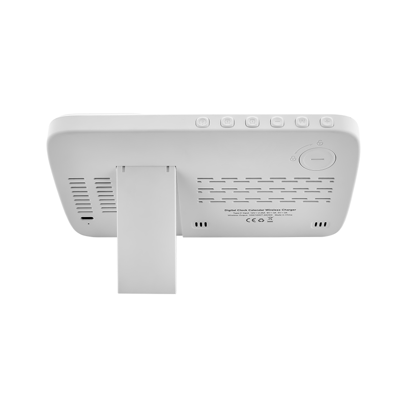 Işıklı Kablosuz Şarj İstasyonu + Dijital Saat - 4