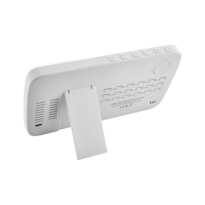 Işıklı Kablosuz Şarj İstasyonu + Dijital Saat - 6