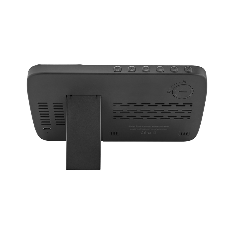 Işıklı Kablosuz Şarj İstasyonu + Dijital Saat - 11
