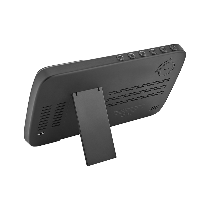 Işıklı Kablosuz Şarj İstasyonu + Dijital Saat - 12