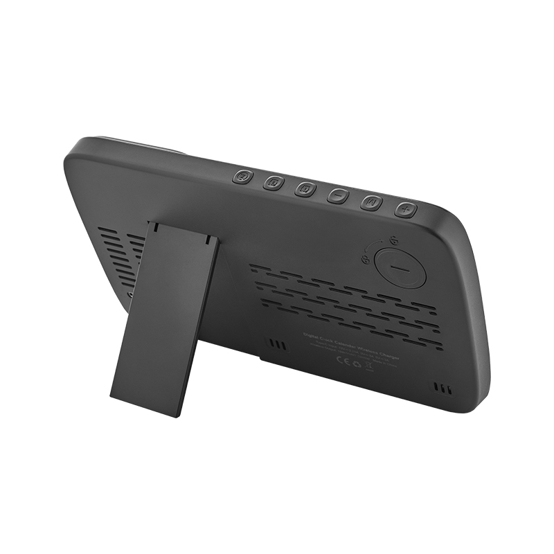 Işıklı Kablosuz Şarj İstasyonu + Dijital Saat - 13