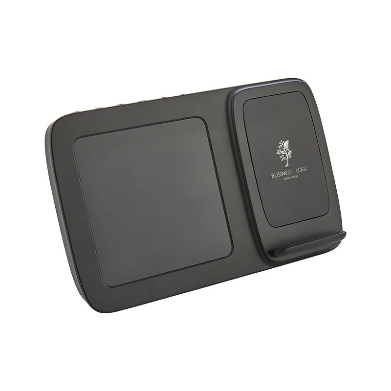 Işıklı Kablosuz Şarj İstasyonu + Dijital Saat - 14