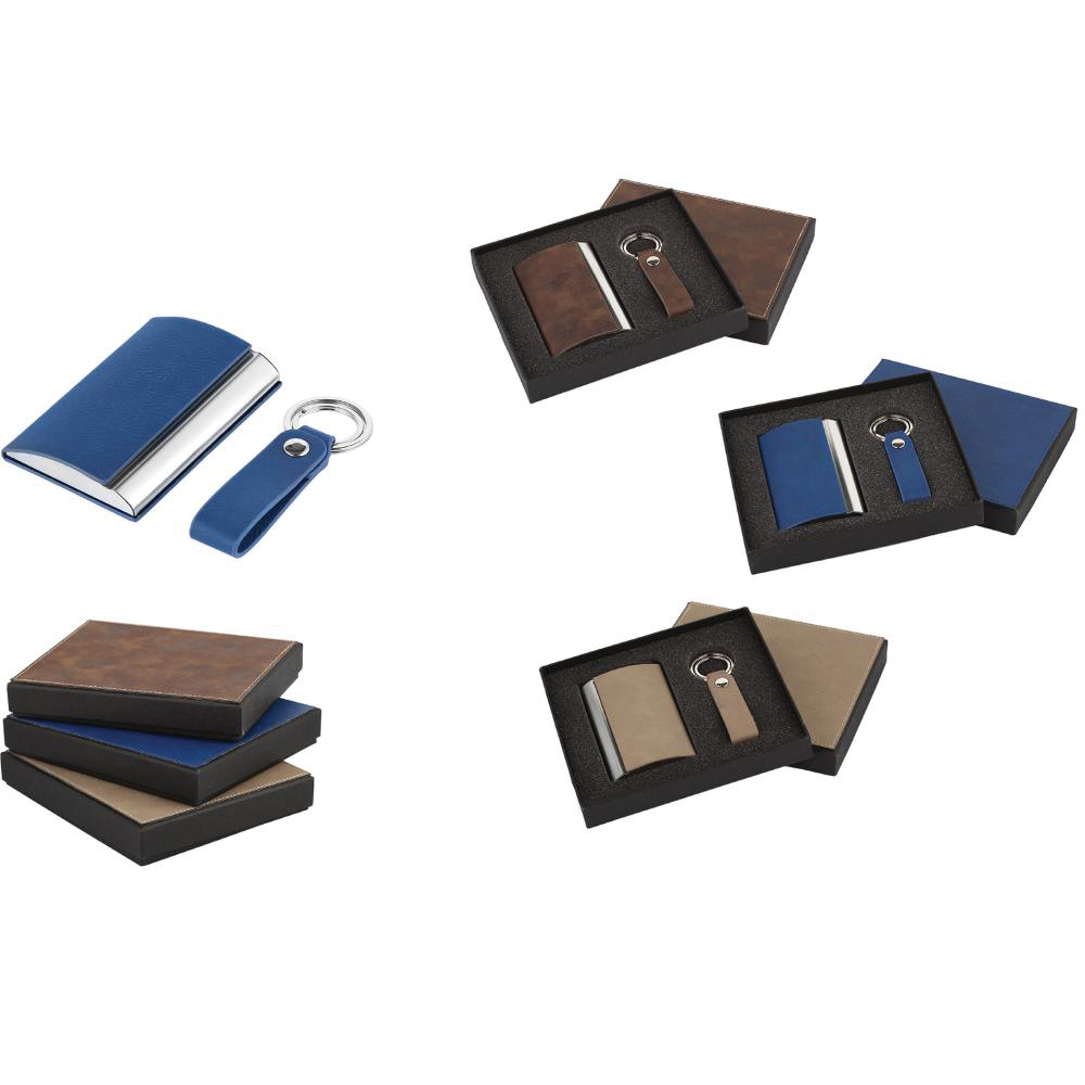 Termo Deri Anahtarlık - Kartvizitlik Hediye Seti - 1