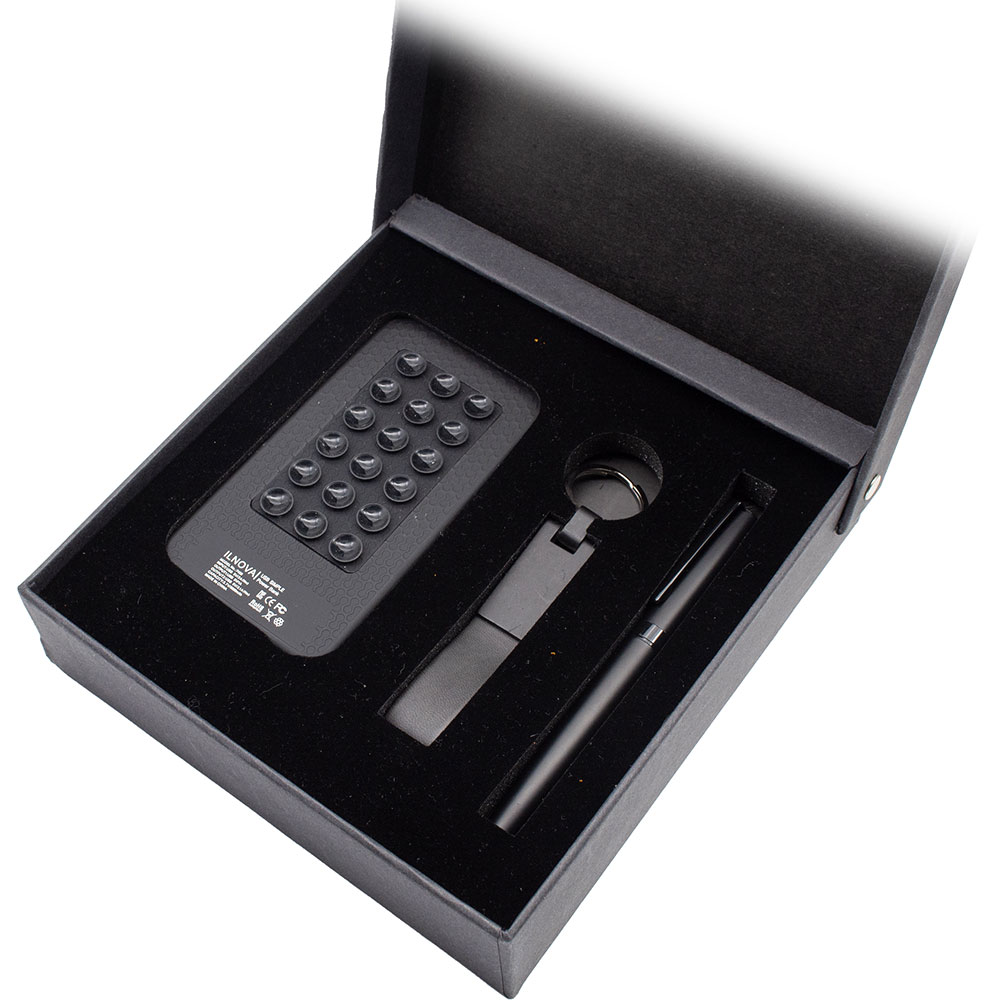 5.000 mAh Powerbank, Anahtarlık, Metal Kalem Hediye Seti