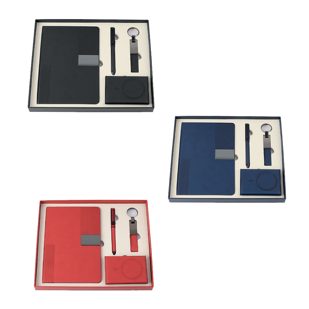 Magesafe Cüzdan, Termo Deri Defter, Metal Kalem, Anahtarlık Hediye Seti 