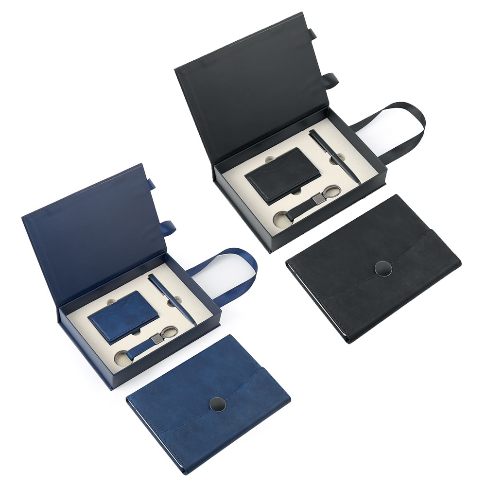 14,8 x 21 Defter, Magesafe Cüzdan, Metal Kalem, Anahtarlık Hediye Seti