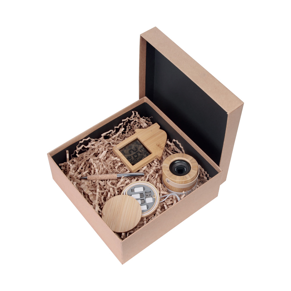 Bluetooth Hoparlör, Isı Ölçer, Metal Kalem, Kablo Seti Hediye Seti