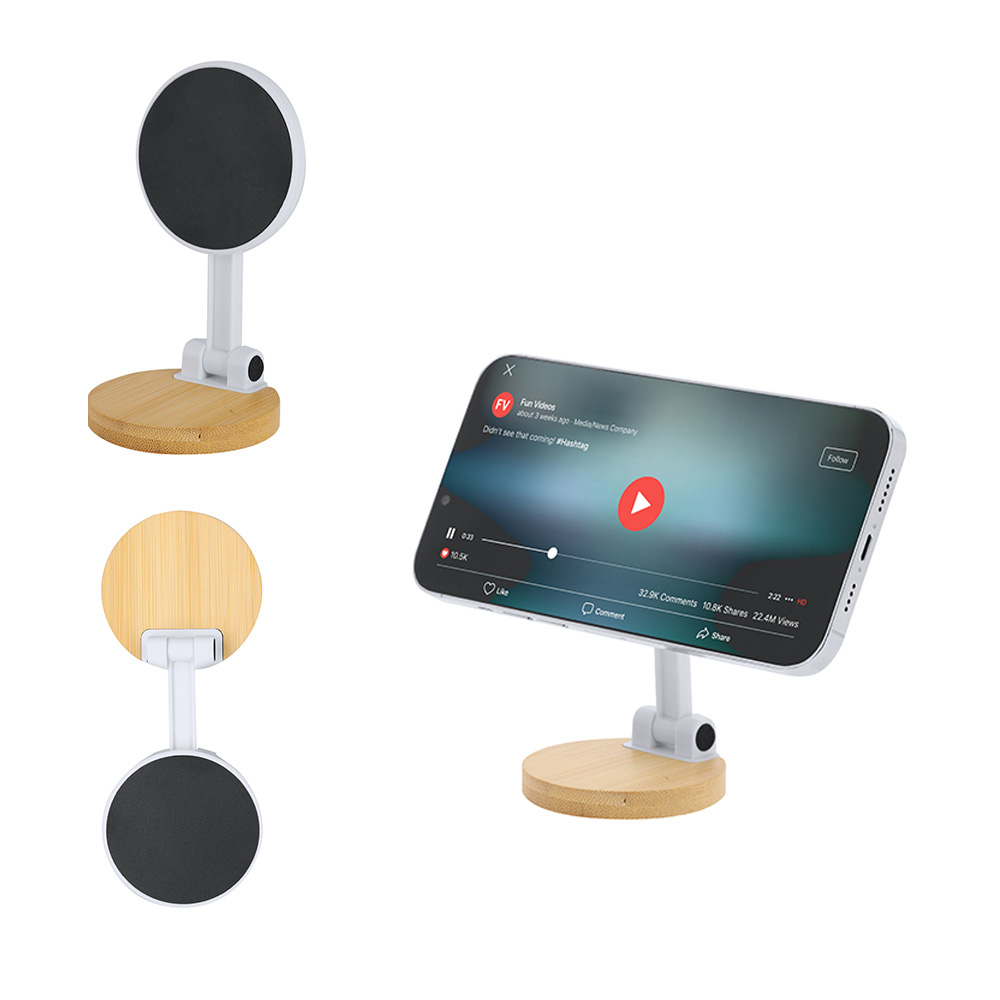 Bambu Wireless Şarj İstasyonu Telefon Standı