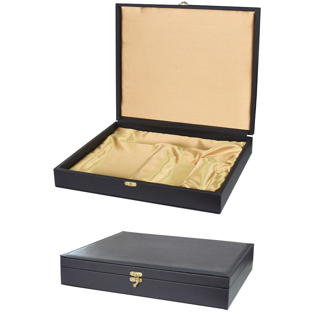 37 x 31 x 6 cm VIP Deri Hediye Kutusu