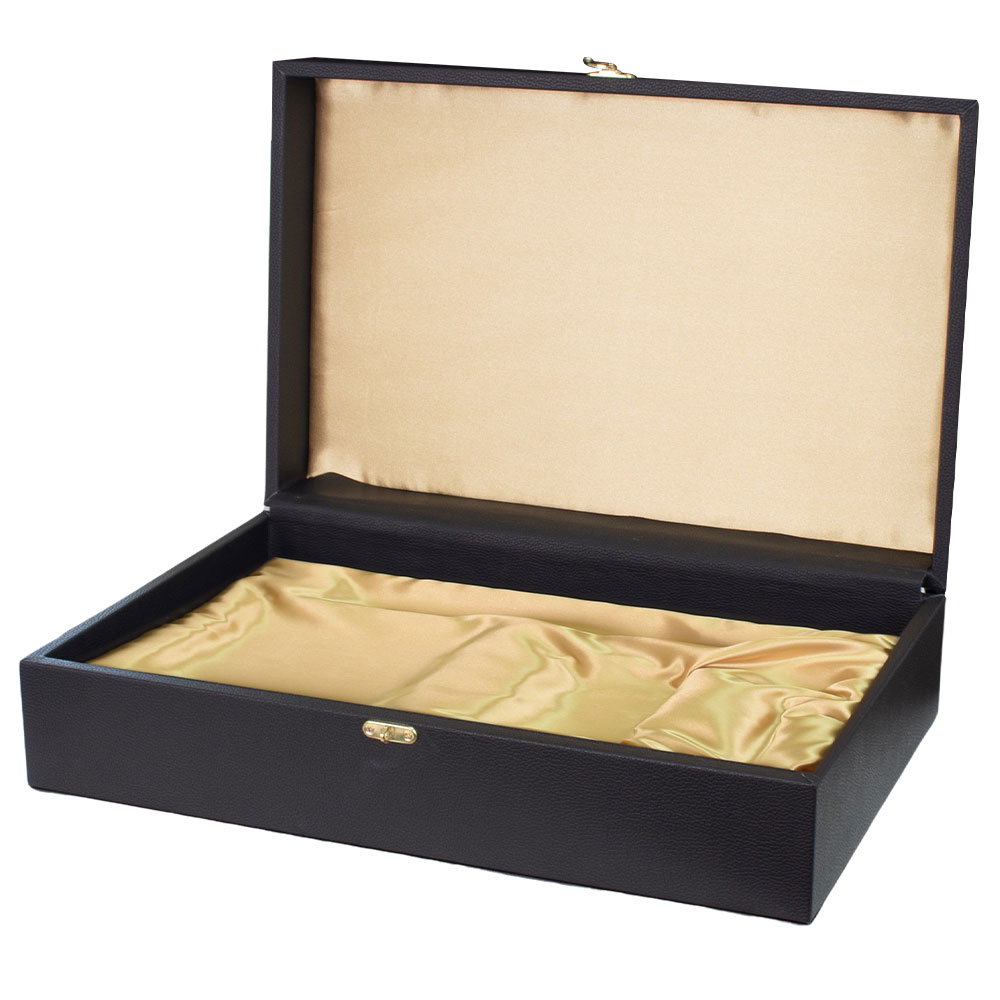 40 x 25 x 11 cm VIP Deri Hediye Kutusu