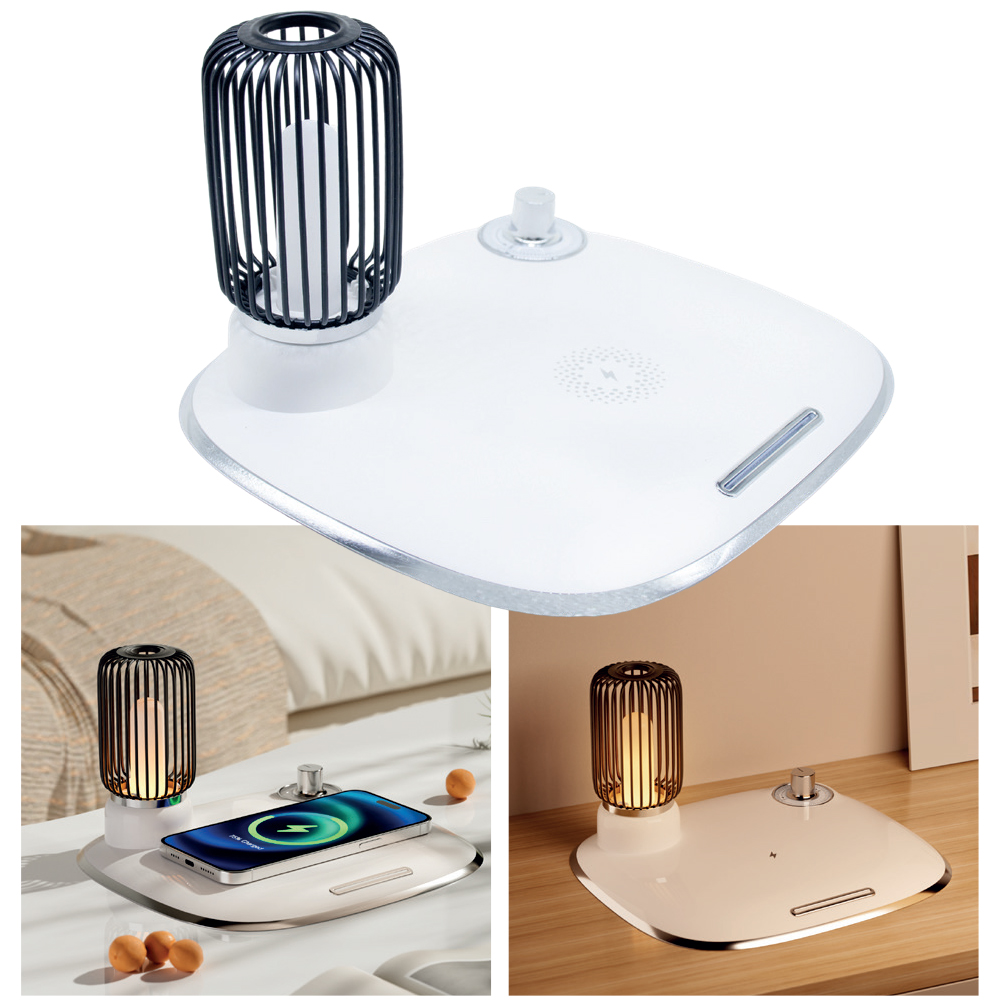 2'si 1 Arada Kablosuz Şarj İstasyonu