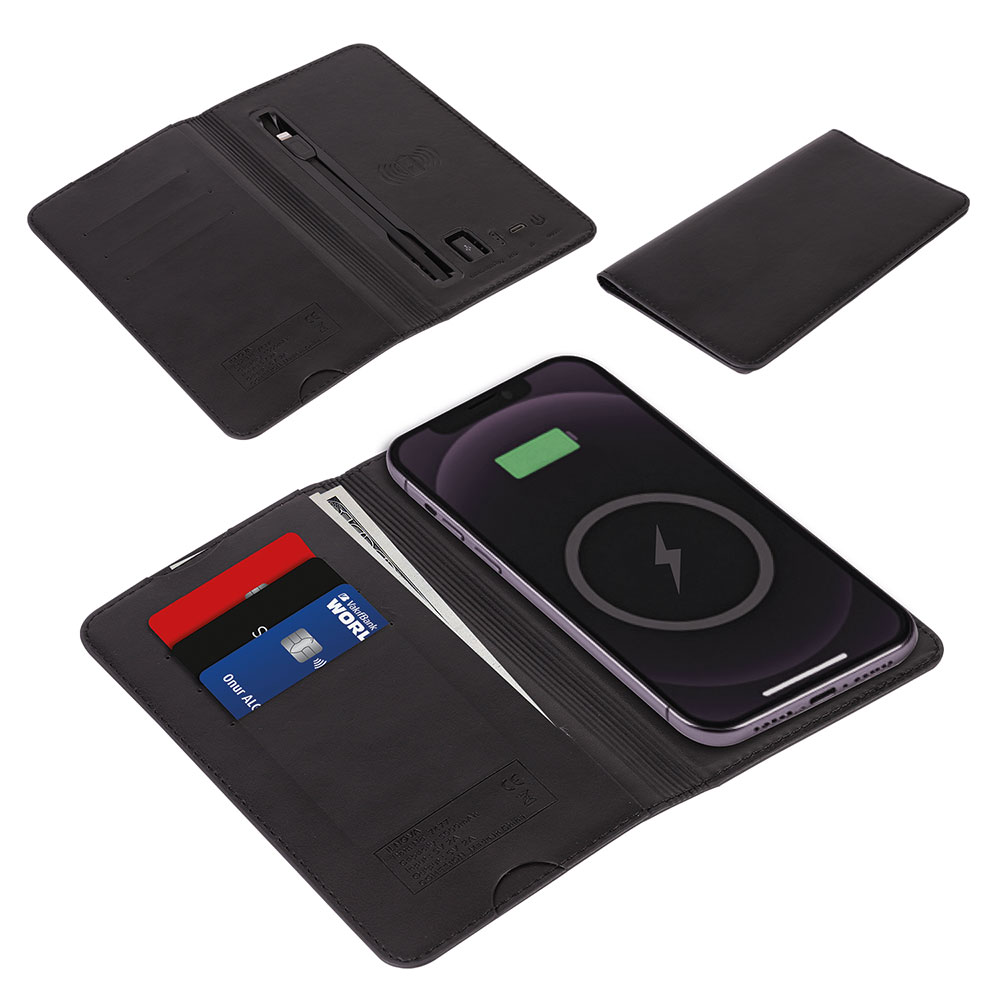 5.000 mAh Cüzdan Organizer Powerbank