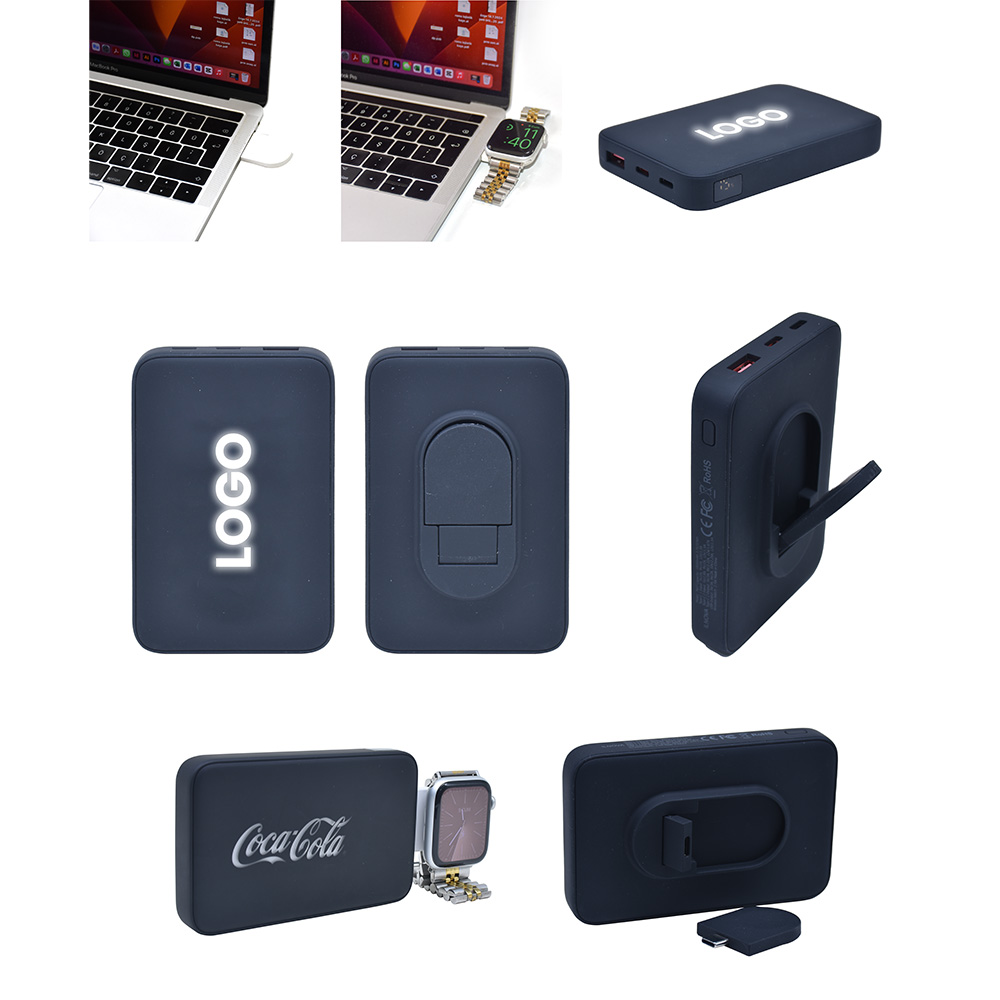 10.000 mAh Işıklı Wireless Mobil Şarj Cihazı