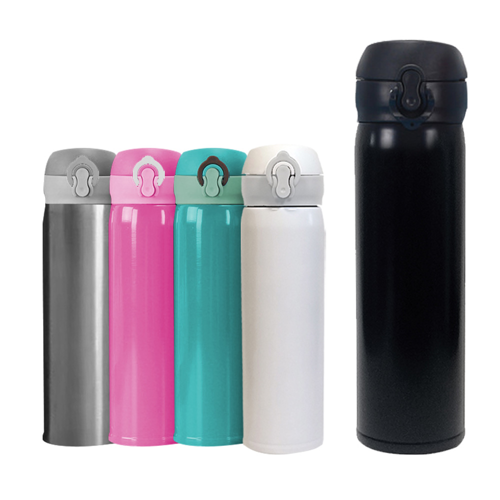 Kilit Kapaklı Çelik Termos 420 ml