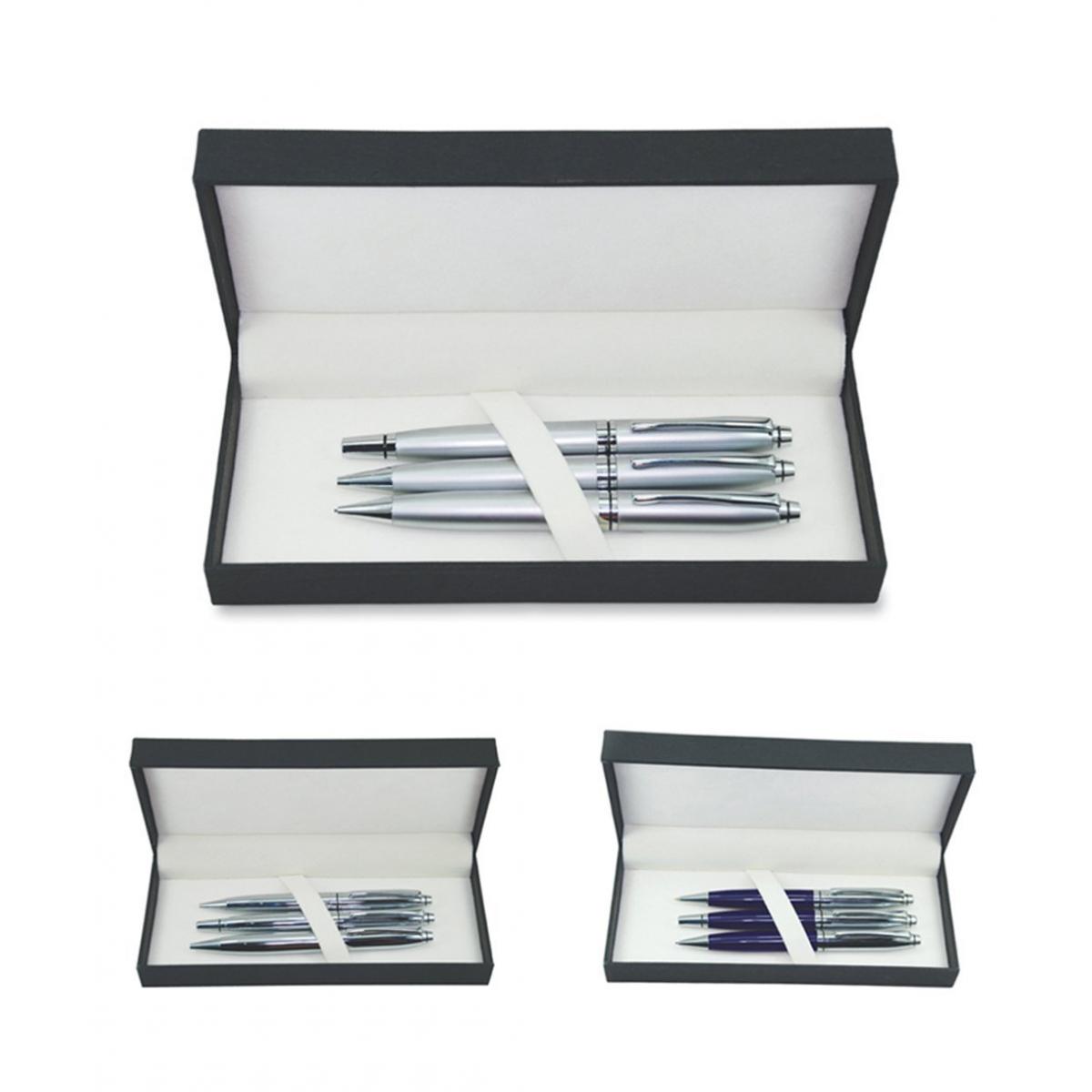 Metal Üçlü Kalem Seti