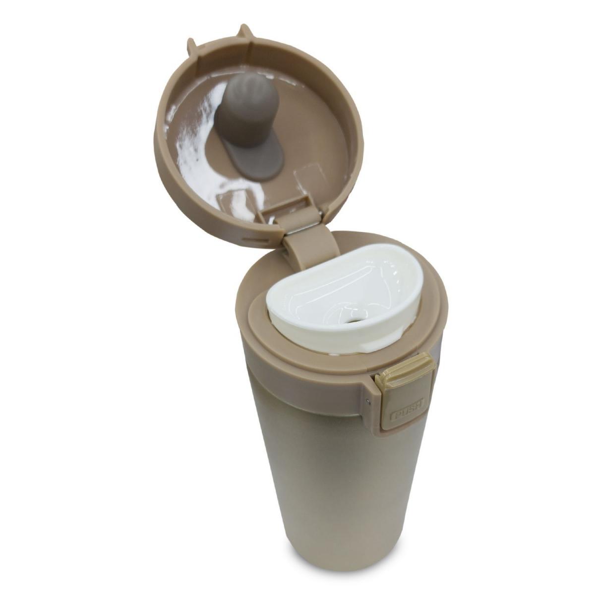 Kilit Kapaklı Çelik Termos 380 ml - 8