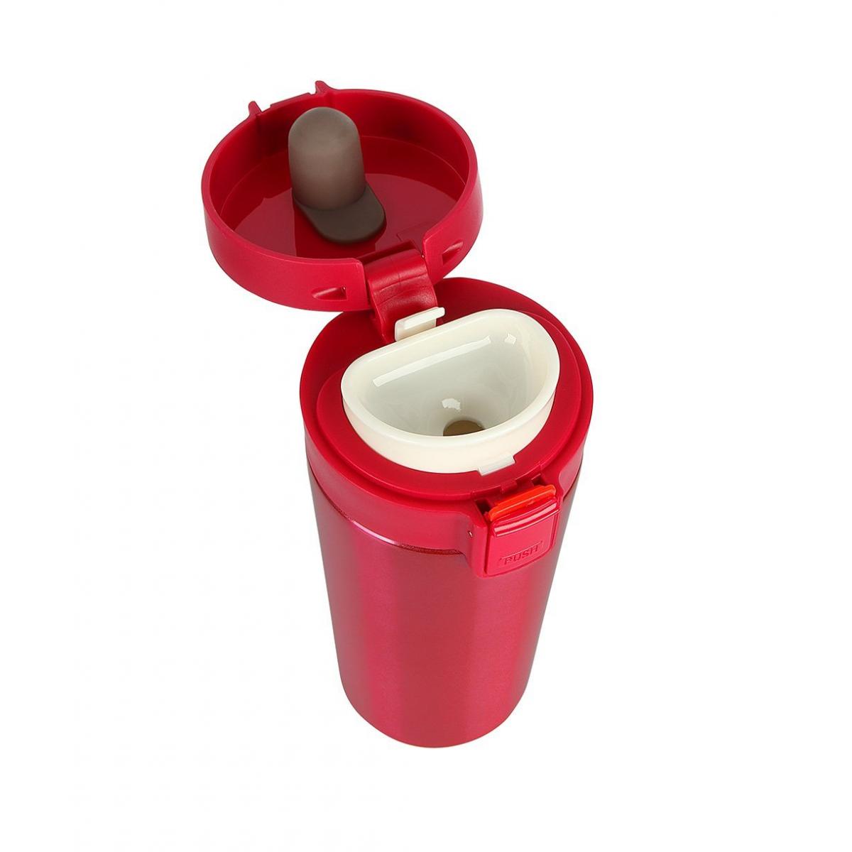 Kilit Kapaklı Çelik Termos 380 ml - 4