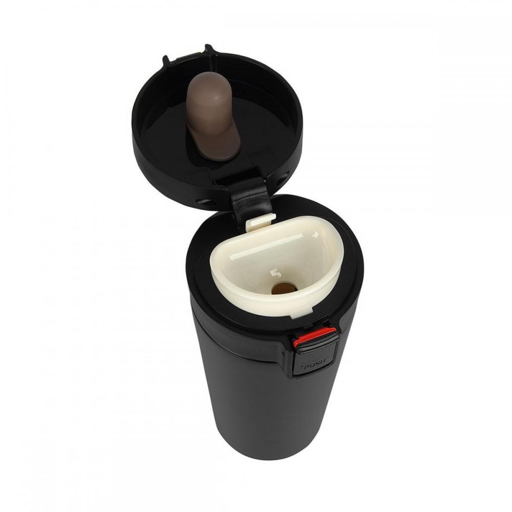 Kilit Kapaklı Çelik Termos 380 ml - 10