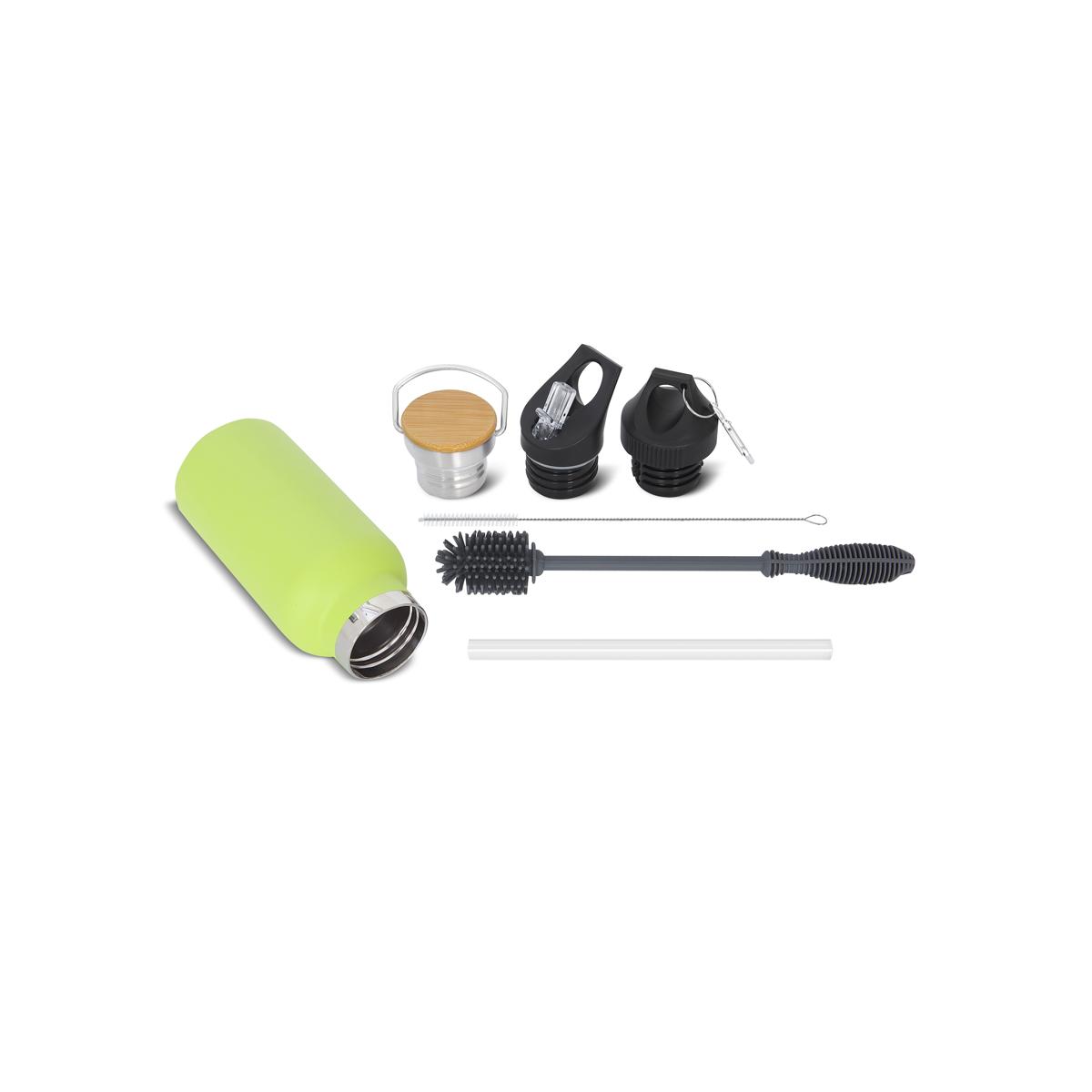 3 Kapaklı Çelik Termos Set 350 ml - 5