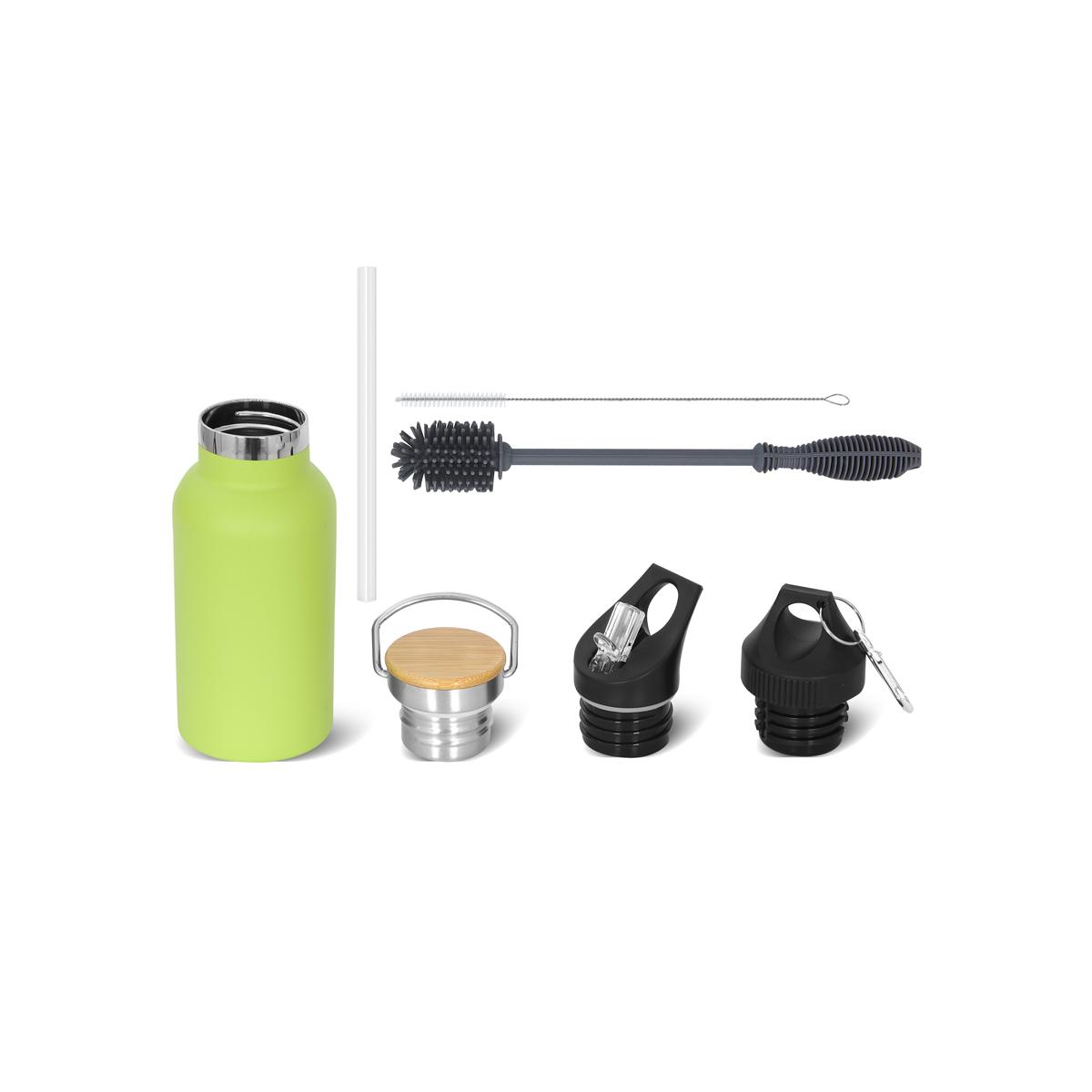 3 Kapaklı Çelik Termos Set 350 ml - 6