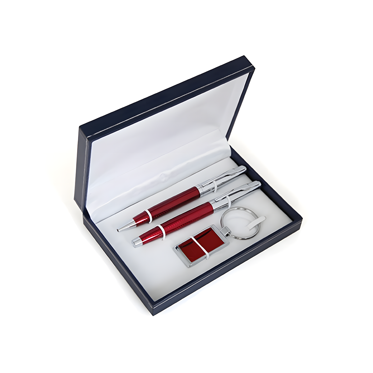 Metal Tükenmez Kalem + Anahtarlık Seti