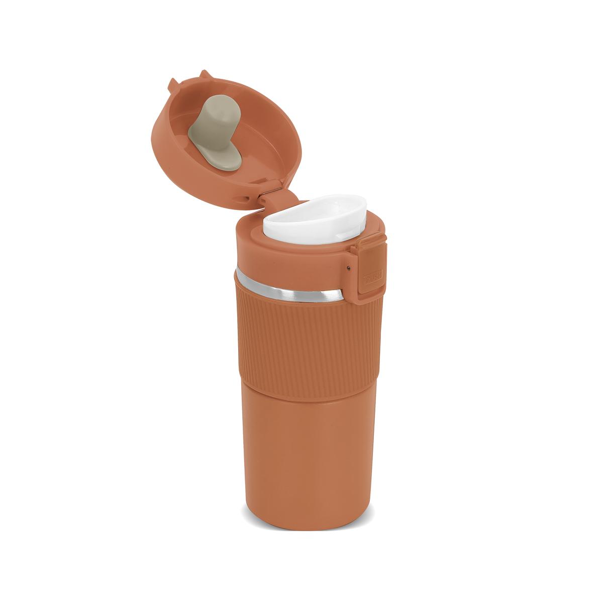 Kilit Kapaklı ve Süzgeçli Termos 400 ml - 13