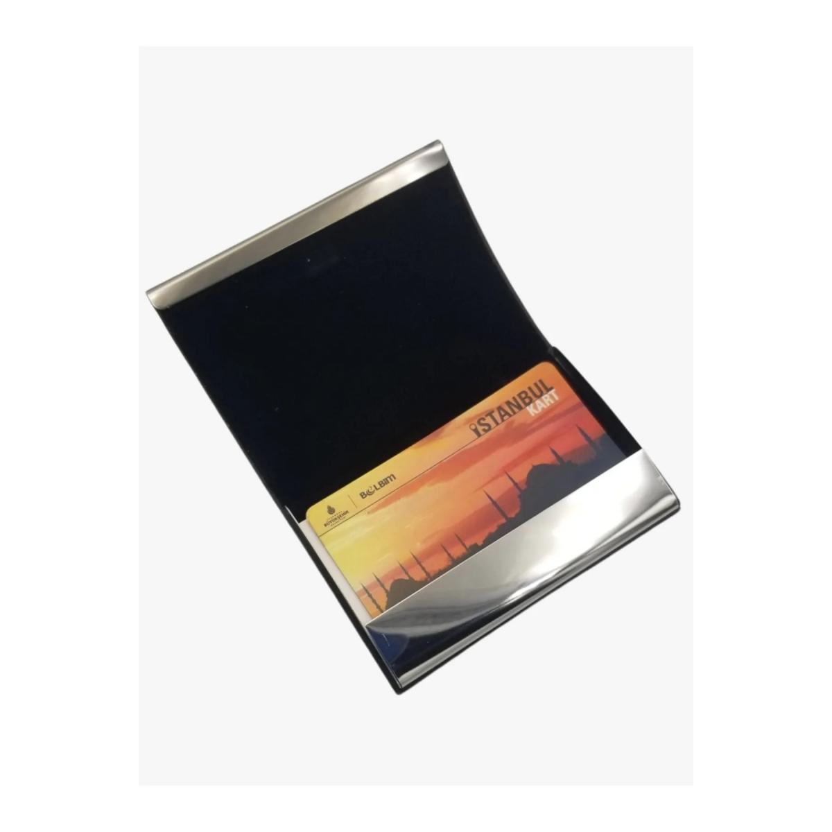 Metal - Suni Deri Kartvizitlik - 4